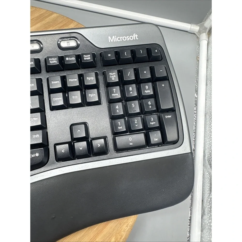 Microsoft Keyboard 4000 v1.0 Natural Ergonomic USB Wired KU-0462 Tested